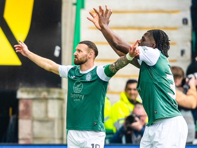 Did NOT deserve to finish up on losing side last weekend. The Easter Road favourite only has two more home games to go on his Hibs career - starting on Sunday.