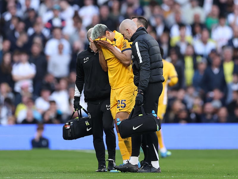 The 23-year-old midfielder suffered a knee injury against Tottenham almost a month ago. Brighton boss Fabian Hurzeler didn't rule out a return for Wolves last weekend, which suggests the Paraguayan will be assessed closer to Sunday's trip north.