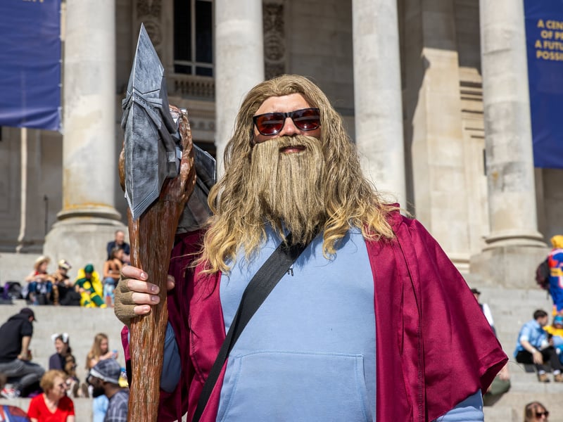 Huge crowds have flocked to Portsmouth Guildhall for Comic Con 2026.

Pictured: Adam Prickett as Thor

Picture: Alex Shute 