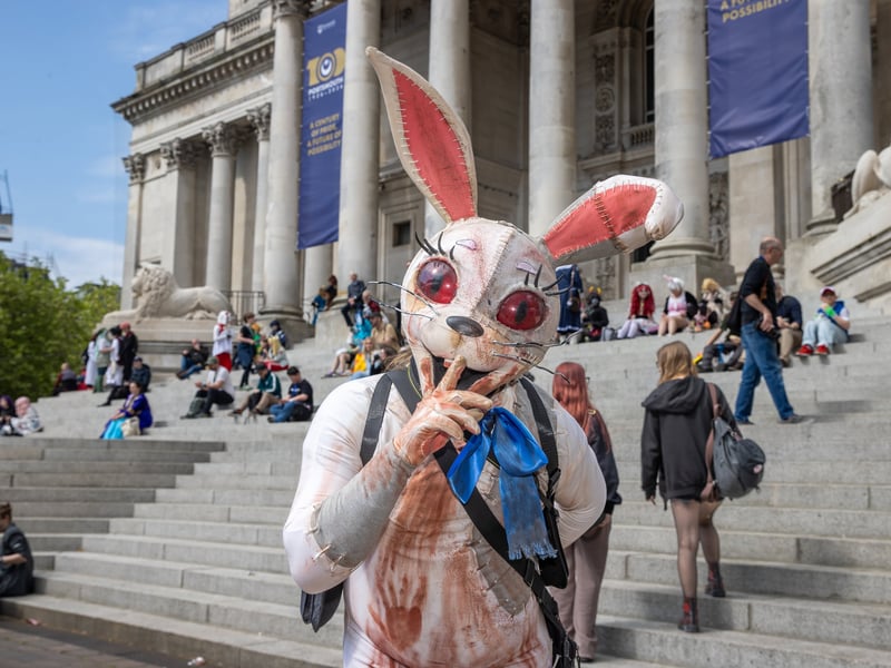 Huge crowds have flocked to Portsmouth Guildhall for Comic Con 2026.

Pictured: Sammy Moss as Yanny

Picture: Alex Shute 