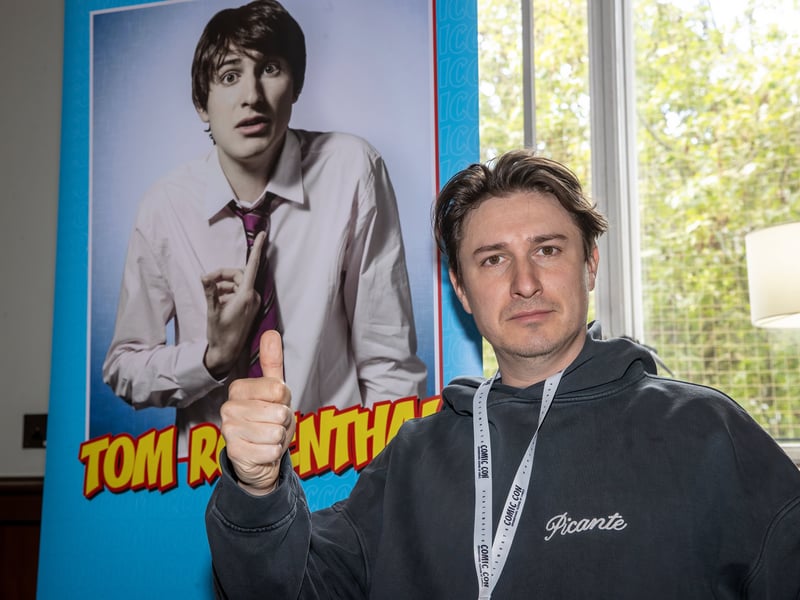 Huge crowds have flocked to Portsmouth Guildhall for Comic Con 2026.

Pictured: Friday Night Dinner's Tom Rosenthal

Picture: Alex Shute 