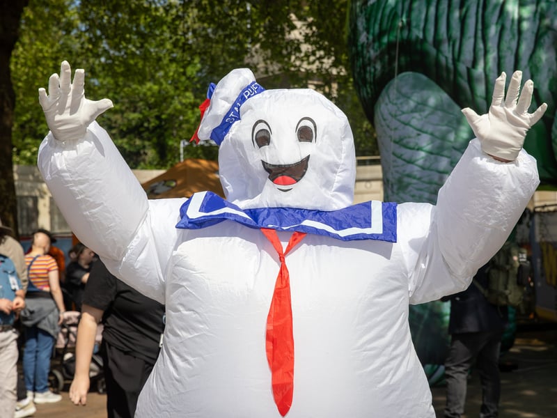 Huge crowds have flocked to Portsmouth Guildhall for Comic Con 2026.

Pictured: Al Tottle as Stay Puff Marshmallow Man

Picture: Alex Shute 