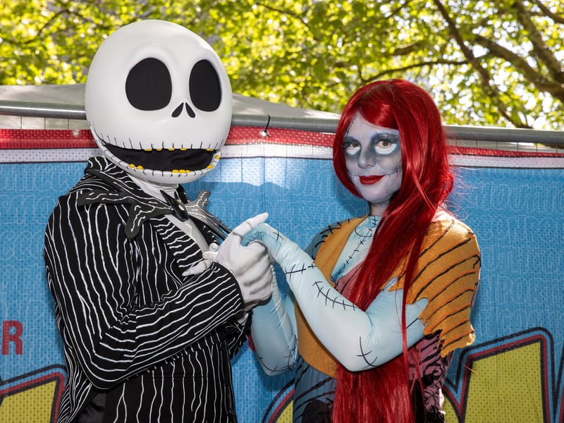 Huge crowds have flocked to Portsmouth Guildhall for Comic Con 2026.

Pictured: Paul & Amie as Jack Skelington and Sally

Picture: Alex Shute 