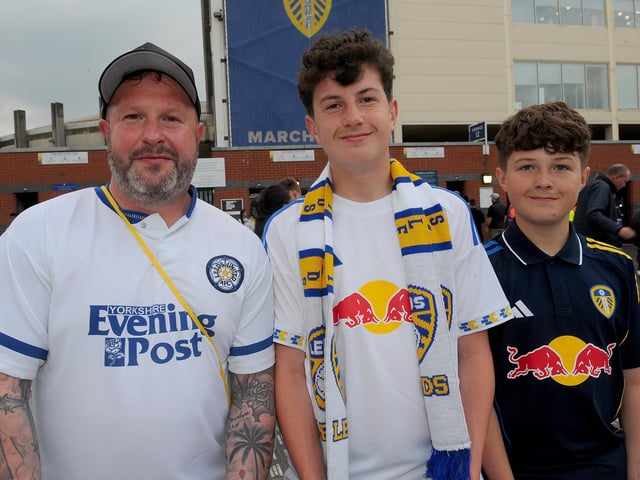 Leeds United v Burnley  Premier League fri 02-05-2026 pic Steve RidingMatt Taylor and Maxwell and Theo from Somerset