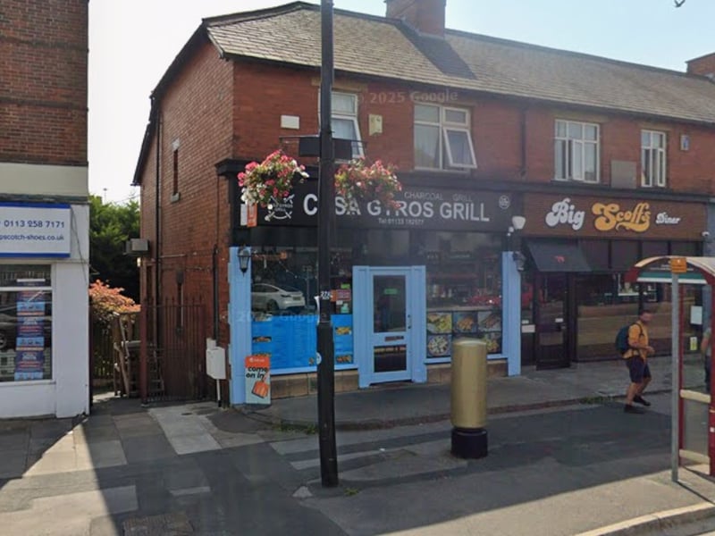 Casa Gyros Grill on New Road Side, Horsforth, was rated on April 29.