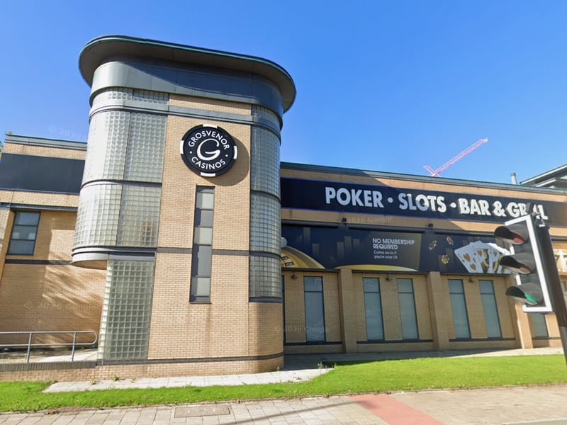 Grosvenor Casino on Wellington Bridge Street, Leeds city centre, was rated on April 21.