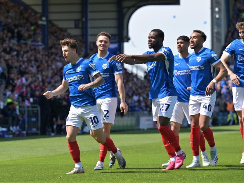 Adria Segecic grabbed his 11th of the season in Pompey's 1-1 draw with Birmingham. Picture: Graham Hunt/ProSportsImages