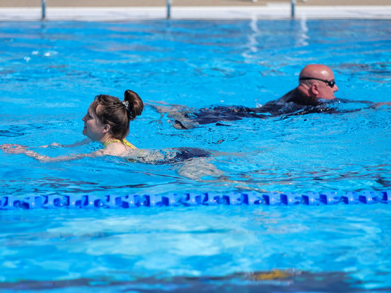 Hilsea Lido has celebrated its official opening day on Saturday, May 2, 2026 after undergoing a £7.75m renovation project. 

Picture: Chris Moorhouse (020526-36)