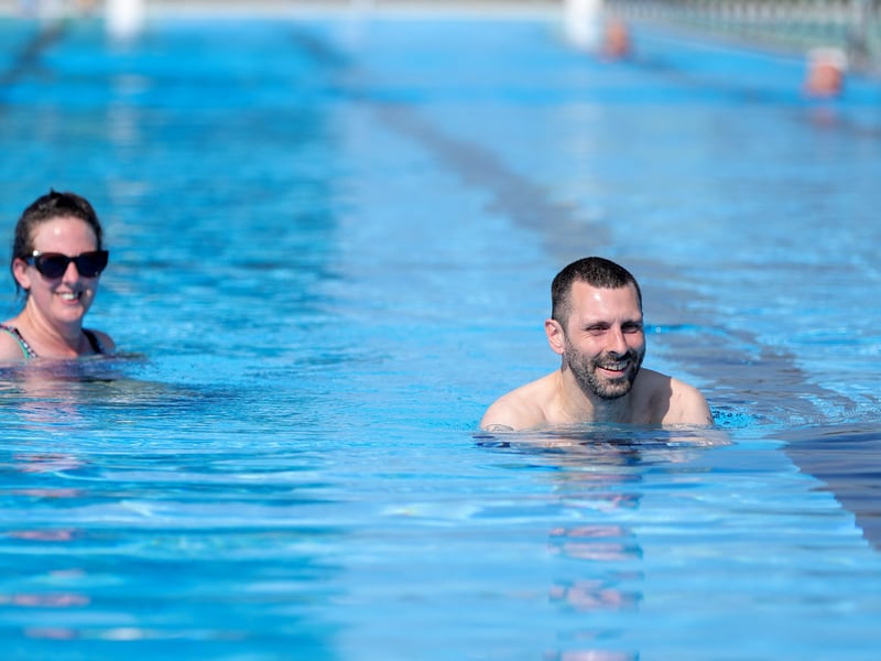 Hilsea Lido has celebrated its official opening day on Saturday, May 2, 2026 after undergoing a £7.75m renovation project. 


Picture: Chris Moorhouse (020526-36)