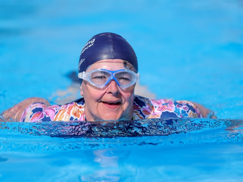 Hilsea Lido has celebrated its official opening day on Saturday, May 2, 2026 after undergoing a £7.75m renovation project. 

Pictured: Rebecca Cutler from Southwick. 

Picture: Chris Moorhouse (020526-36)