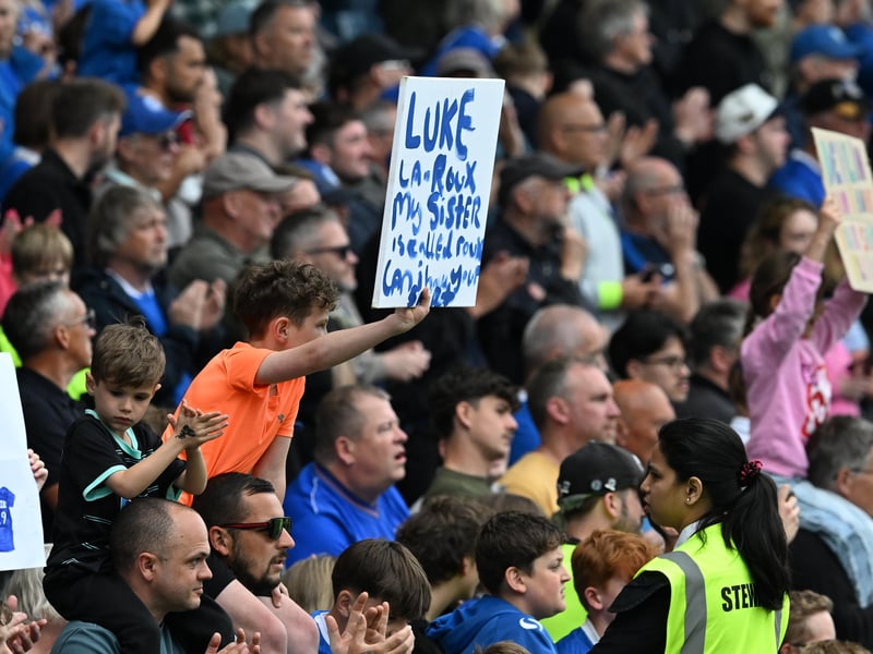 Brilliant photos of Pompey faithful celebrating the season finale against Birmingham City at Fratton Park.