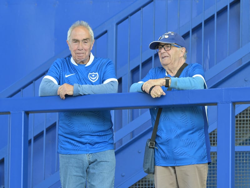 Brilliant photos of Pompey faithful celebrating the season finale against Birmingham City at Fratton Park.
