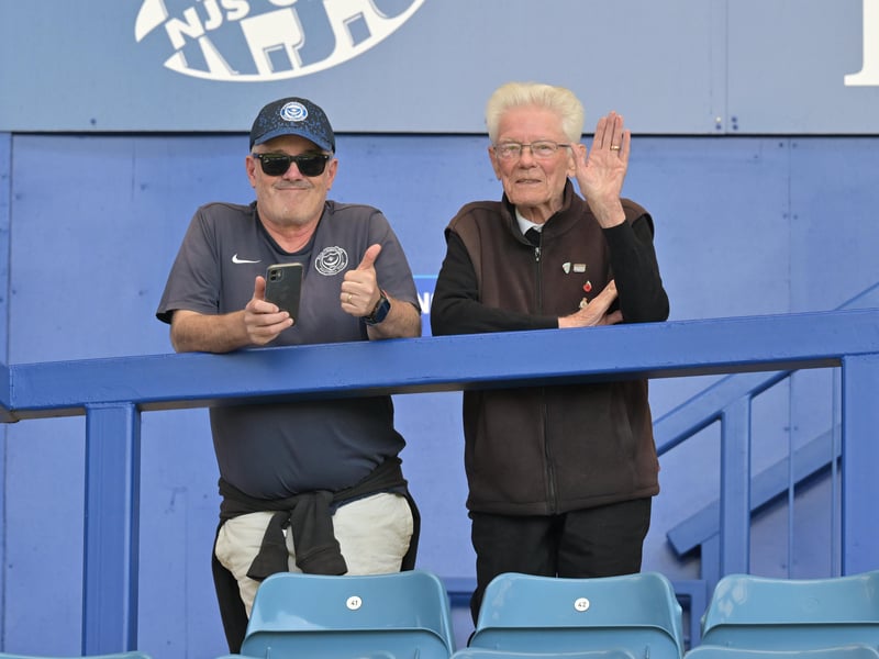 Brilliant photos of Pompey faithful celebrating the season finale against Birmingham City at Fratton Park.