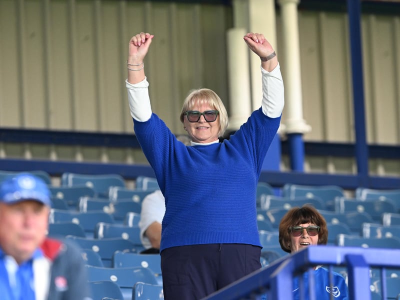 Brilliant photos of Pompey faithful celebrating the season finale against Birmingham City at Fratton Park.