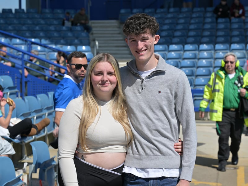Brilliant photos of Pompey faithful celebrating the season finale against Birmingham City at Fratton Park.