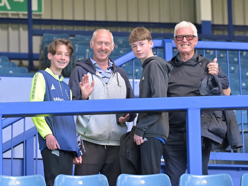 Brilliant photos of Pompey faithful celebrating the season finale against Birmingham City at Fratton Park.
