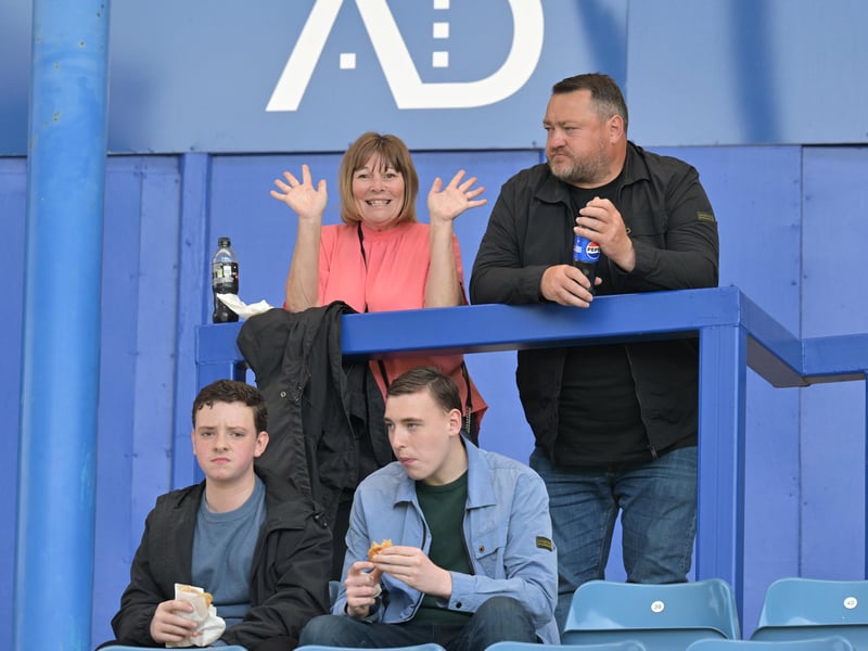 Brilliant photos of Pompey faithful celebrating the season finale against Birmingham City at Fratton Park.