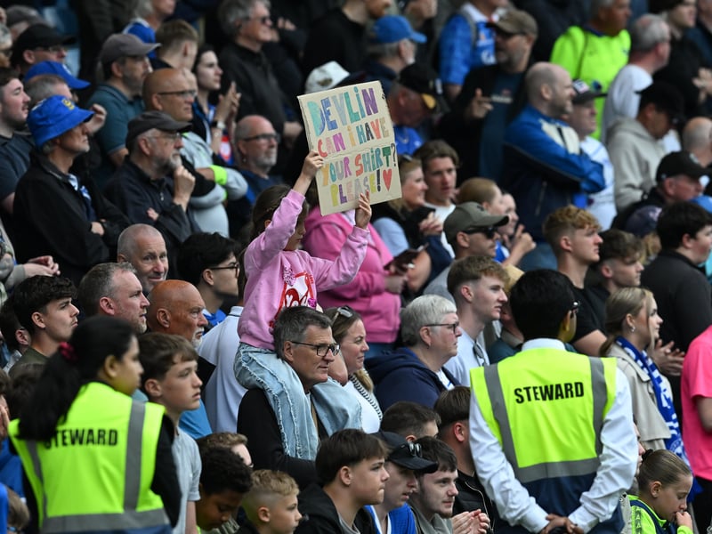 Brilliant photos of Pompey faithful celebrating the season finale against Birmingham City at Fratton Park.