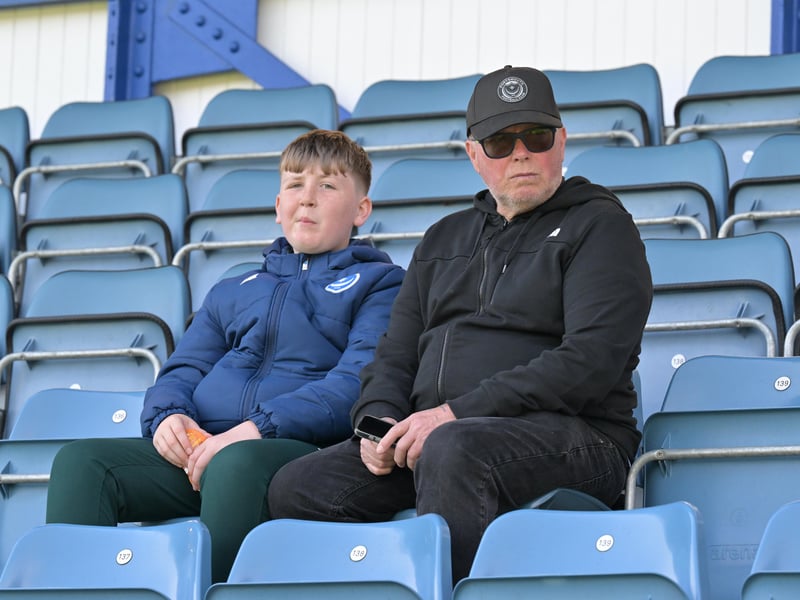 Brilliant photos of Pompey faithful celebrating the season finale against Birmingham City at Fratton Park.