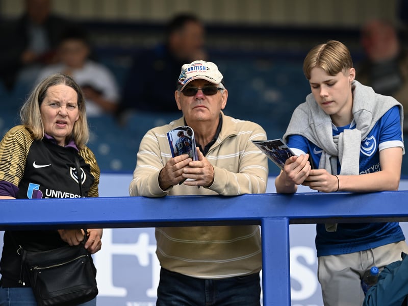 Brilliant photos of Pompey faithful celebrating the season finale against Birmingham City at Fratton Park.