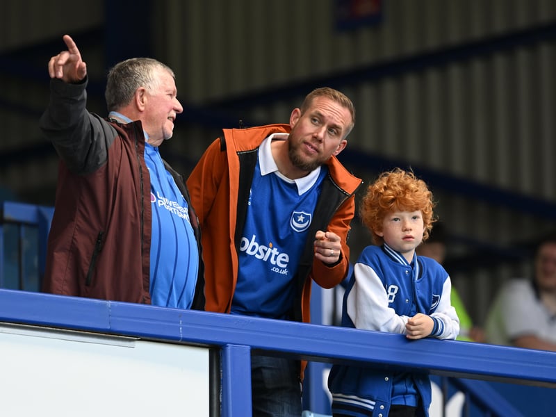 Brilliant photos of Pompey faithful celebrating the season finale against Birmingham City at Fratton Park.