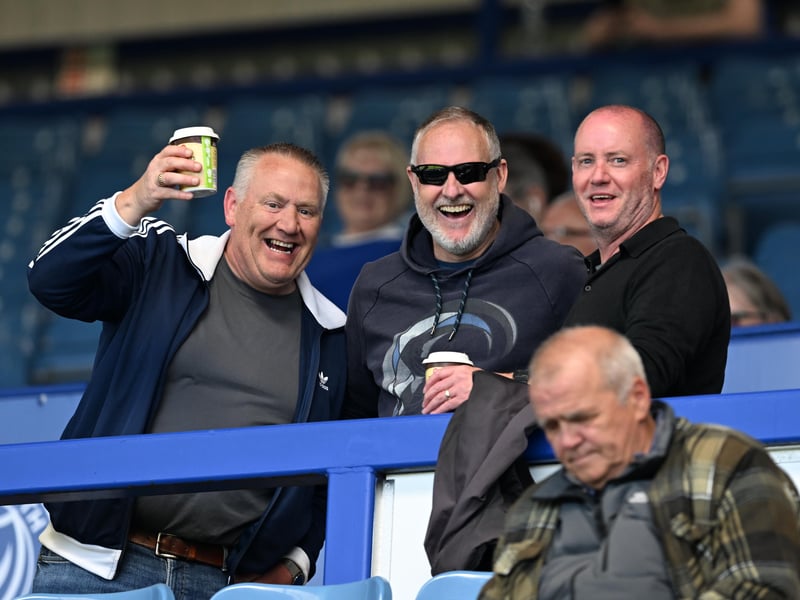 Brilliant photos of Pompey faithful celebrating the season finale against Birmingham City at Fratton Park.