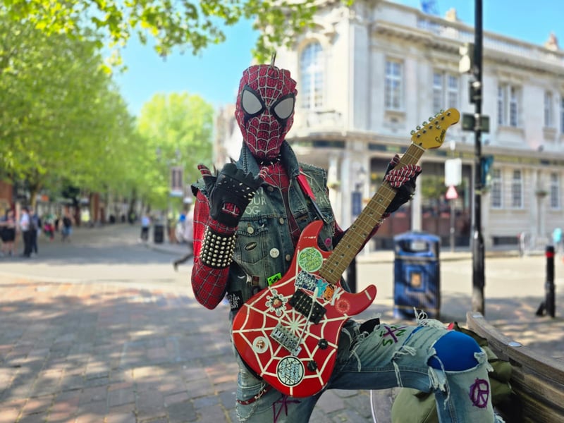 Huge crowds have flocked to Portsmouth Guildhall for Comic Con 2026.

Pictured: David Brindle as Punk Spiderman

Picture: Habibur Rahman