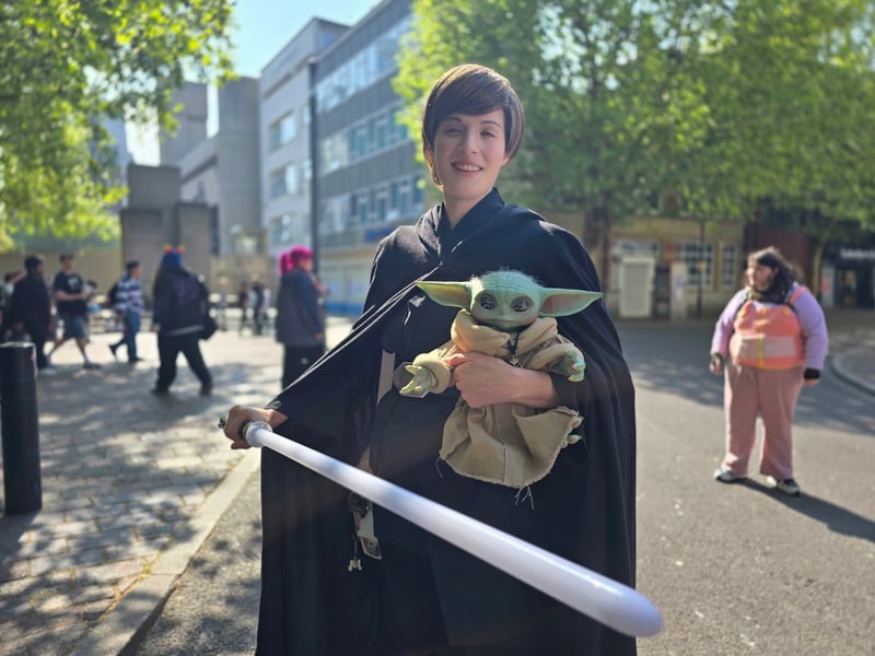 Huge crowds have flocked to Portsmouth Guildhall for Comic Con 2026.

Pictured: Katie Watson as Luke Skywalker

Picture: Habibur Rahman 