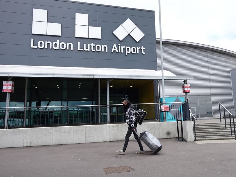 Travellers boarding at London Luton Airport also face an average flight delay of 14 minutes and 12 seconds.