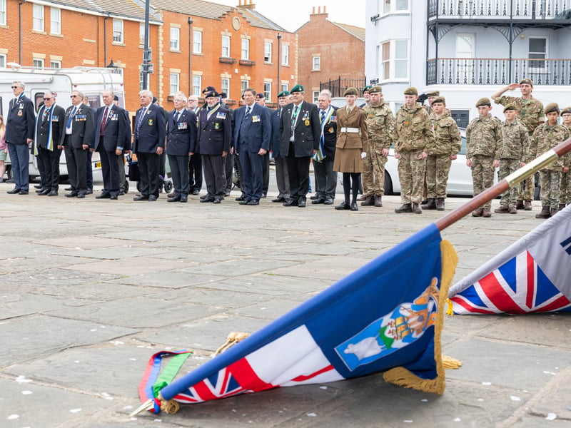 Pictured:  HMS Sheffield Memorial Service in Old Portsmouth
Picture:Marcin Jedrysiak