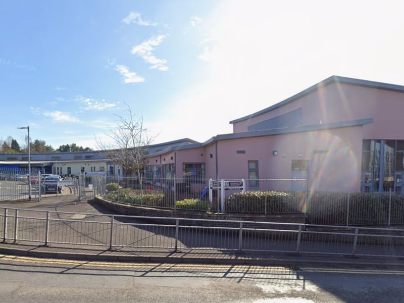 Locted in Dumfries, St Andrew's RC School dropped 10 marks in each of the four educational categories - writing, reading, numeracy, and listening & talking - to finish with 360 points in the report. Fewer than 10 per cent of its 188 pupils come from 'very deprived' backgrounds.