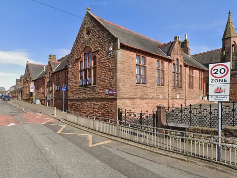 St Michael's School, in Dumfries, scored 360 out of a possible 400 points in the report - dropping 10 marks in the numeracy category and 30 in the writing category. Between 20-30 per cent of the school's 153 pupils are classed as 'very deprived'.
