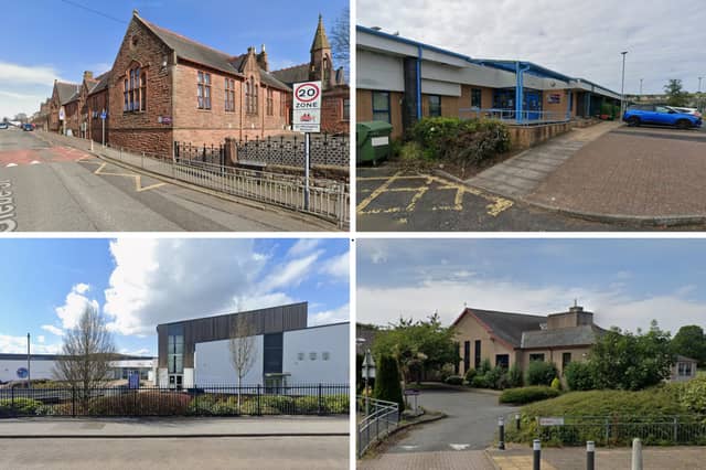 Four of the best performing primary schools in Dumfries and Galloway.