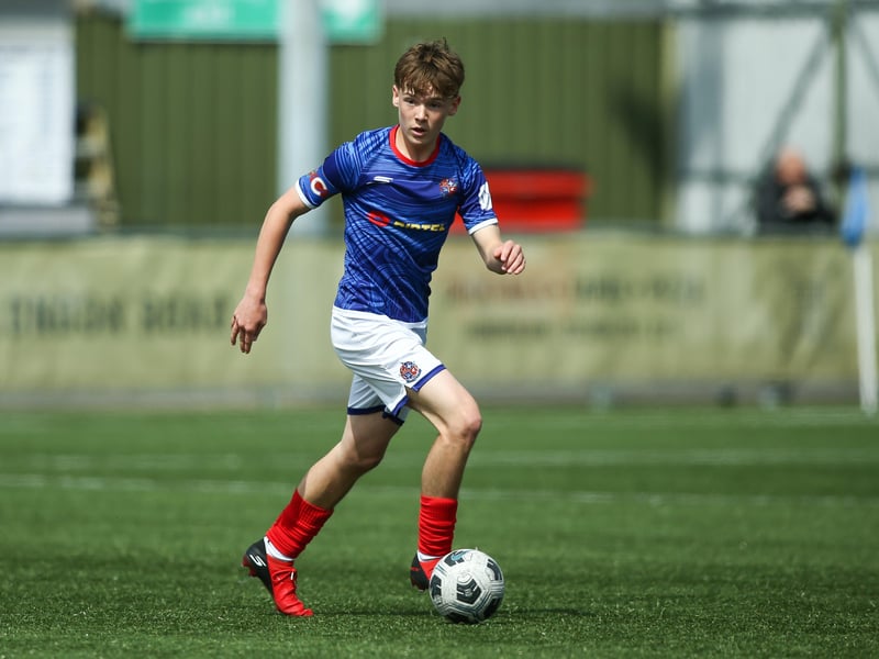 Action from Titchfield Youth v Portsville Park Rockets in the under-14 Memorial Challenge Cup Final at Westleigh Park