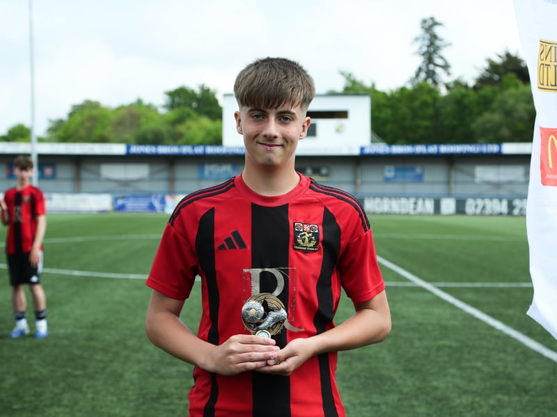 Fareham Town Creeksiders' Bobbie Marsh Field was named man of the match from their under-15 Vernon Stokes Challenge Cup win against United Services Portsmouth Royals