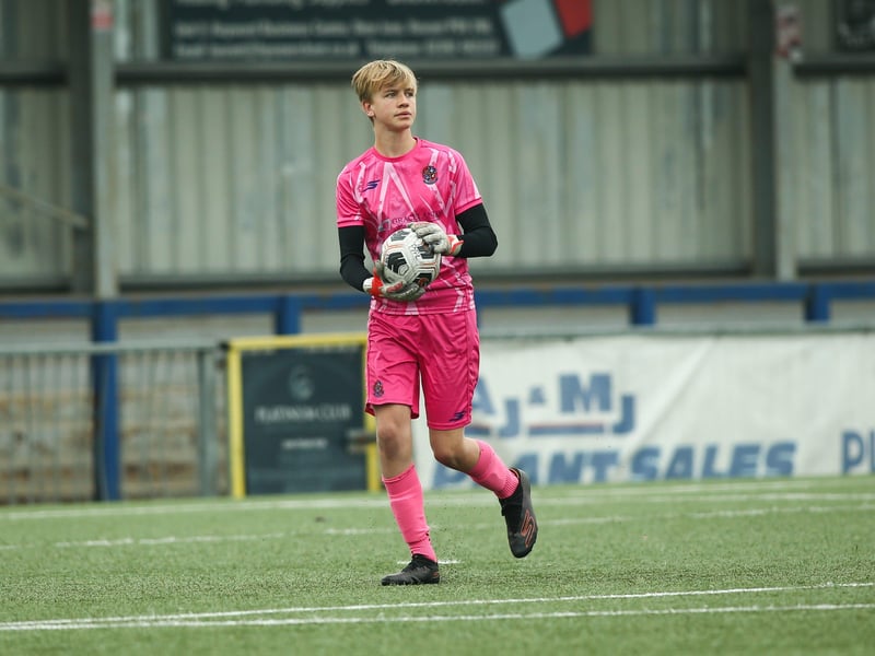 Action from Titchfield Youth v Portsville Park Rockets in the under-14 Memorial Challenge Cup Final at Westleigh Park