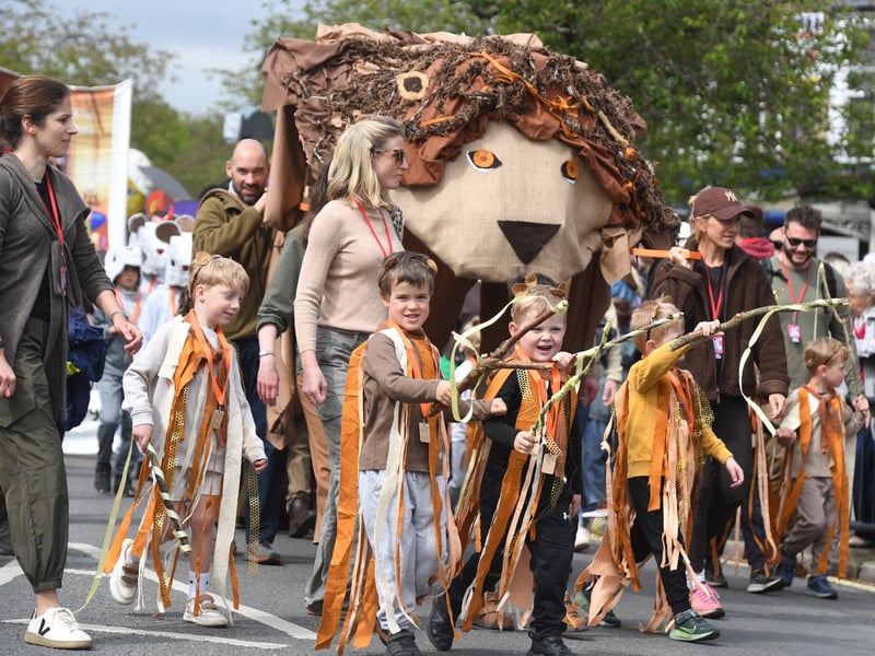 Local schools, organisations and groups joined together to walk in the parade.