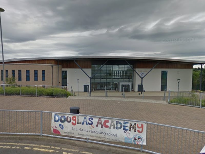 Back to East Dunbartonshire and Milngavie's Douglas Academy, where 75 per cent of school leavers have at least five Highers. 4.4 per cent of the school's 1,044 pupils come from 'deprived' backgrounds.