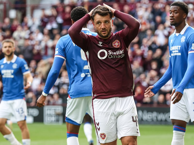 Could have opened the scoring 11 minutes in with a close-range header. Defended stoutly once Hearts had taken the lead. 7