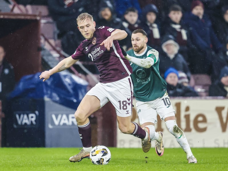 The left-back has been a star performer for Hearts this season, but has now missed several weeks with a groin injury. Could return at the weekend.