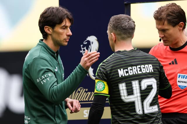 The Hibs skipper is a doubt for the clash after being forced out of the game with Motherwell due to an Achilles problem he suffered in the warm-up.