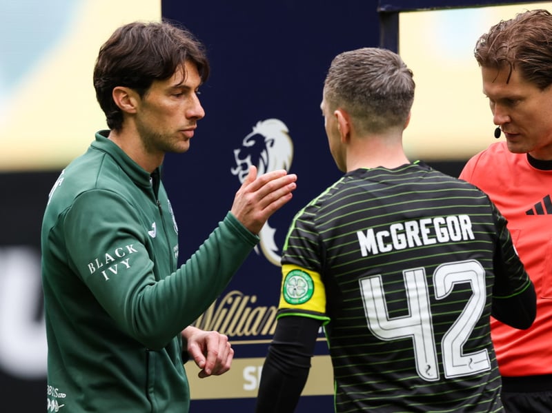The Hibs skipper is a doubt for the clash after being forced out of the game with Motherwell due to an Achilles problem he suffered in the warm-up.