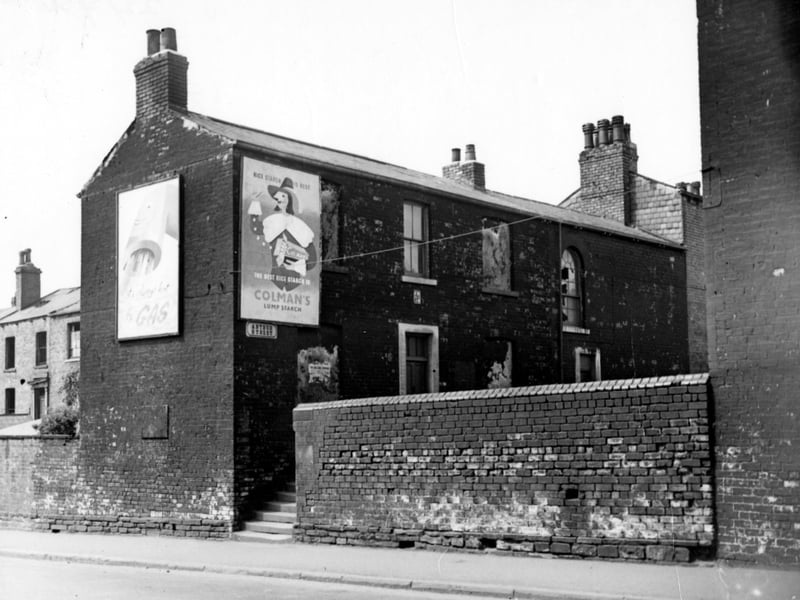 The junction of Arthur Street with Stoney Rock Lane in May 1956.