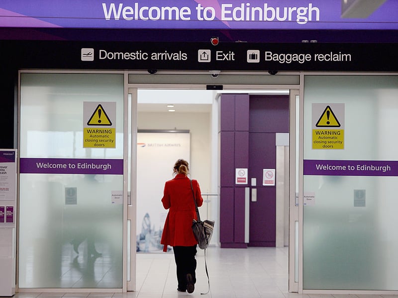 Edinburgh is Scotland's worst performing airport for punctuality - with an average flight delay of 15 minutes and 24 seconds.