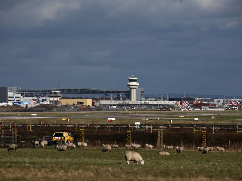 Gatwick Airport completes the five worst airports in Britain for punctuality. Flights there are delayed for an average of 16 minutes and 24 seconds.