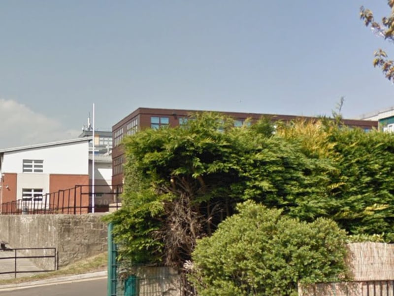 Firrhill High School is the first of two Edinburgh schools where 57 per cent of pupils earn at least five Highers. 7.4 per cent of its 1,325 pupils are said to be 'deprived'.