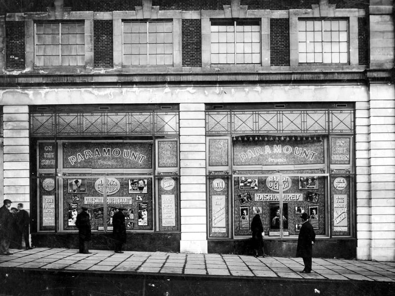 The Paramount ( Odeon ) Cinema on The Headrow pictured in February 1930. It opened in February 1932 and could seat 2,590 people.