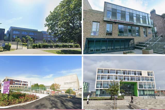 Four of the best secondary schools in Edinburgh.