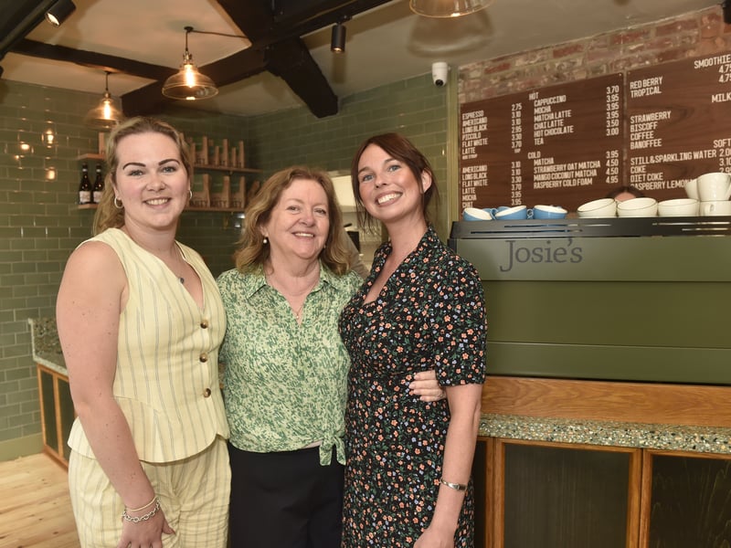 Georgia Grant, front of house manager, Josie Latouf, owner and Lauren Cawte, general manager.