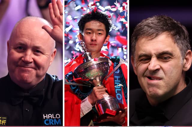 Three of snooker's biggest earners.